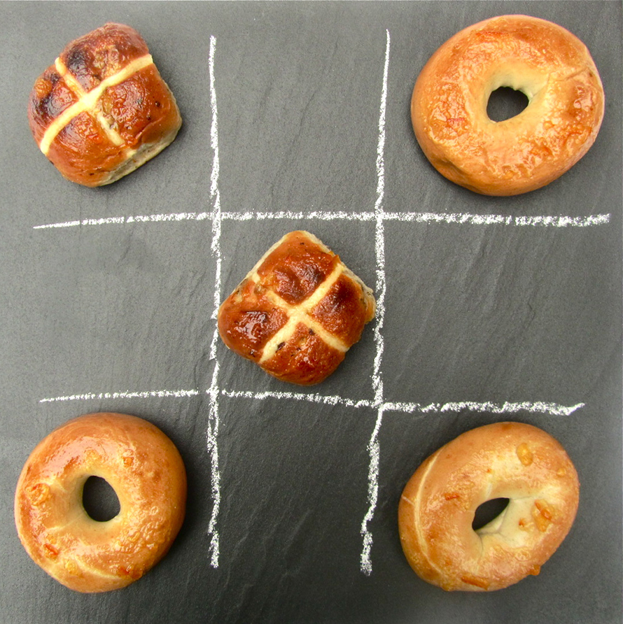 bagels and crosses