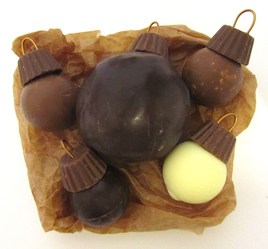 chocolate baubles