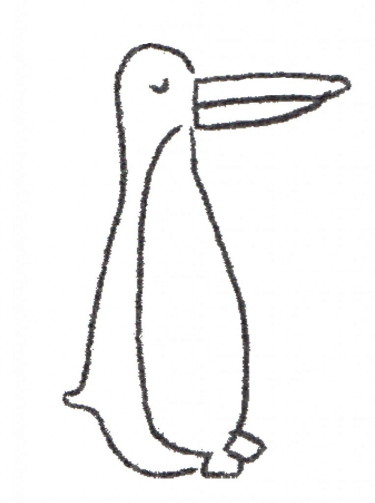 pensive penguin
