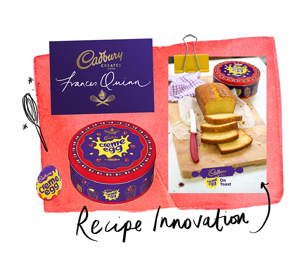 Cadbury Recipe Innovation sketch